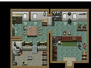 Seris battles monsters in harbor village