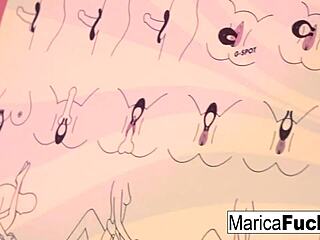 Marica opens her gift box and uses sex toys on her Asian pussy and ass