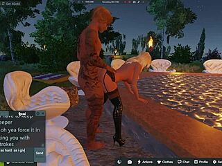 Blonde Takes on a Huge Big White Cock