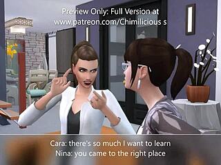 i can't believe cara is riding me in doggystyle for her first porn shoot