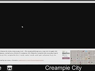 I say, creampie city with erotic scenes.