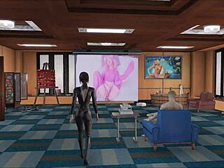fallout 4 vicious fashion with brunette fucking in 3d anime hentai game