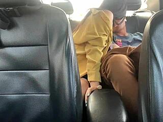 Hot Latina milf blows and teases in car outdoors