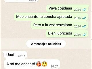 Online romance: Latina beauty Novia and her boyfriend's intimate conversation