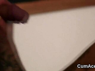 flirty looker sucks blowbang cocks getting facial bukkake cumshot jizz all over