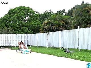 Watch these teen lesbians tug ping balls outdoors