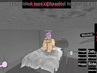 Quickie Pussy Riding In Cowgirl Position During Roblox Game