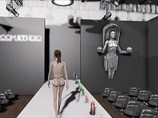 Fallout 4 Fashion Number 201 With Brunette Anime Character In Sexy Pose