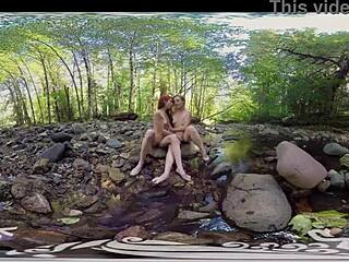 yanks cuties ana molly and belle get naughty with lesbian outdoor play