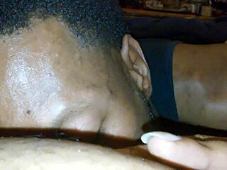 she begged me to eat her ebony bbw pussy with my tongue in this homemade scene