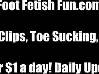 My stinky feet need your tongue now?