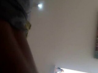 Voluptuous African-American rear receives extensive stimulation from massive ebony phallus