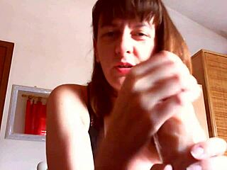 Amateur Italian Femdom dominates and humiliates her submissive partner