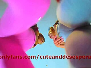 看Isabela和Valery跳舞炫耀紧湿逼