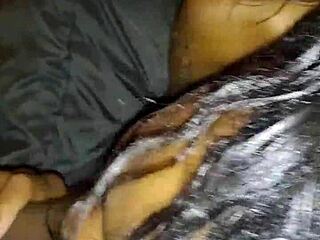 Sloppy cum in mouth for hood thot.