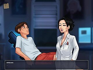 brunette teacher in summertime saga 110