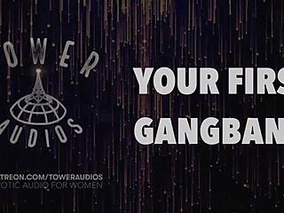 Experience Your First Gangbang With Dirty Talk!