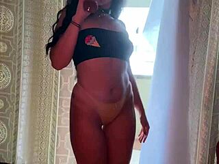 Latina Brunette Loves Playing With Cock In Homemade Scene