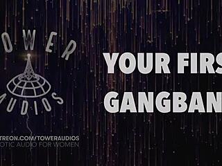 Experience Your First Gangbang With Dirty Talk!