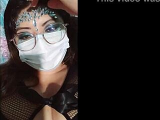 Sensual milf dances seductively, revealing her beautiful tits and pink vagina for stepfather