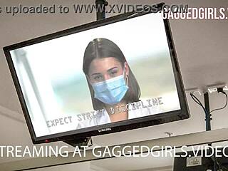 Rachel Adams experiences tape gag therapy in sex tape