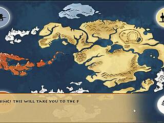 Four Elements Trainer slams old lady hard in wild anal action.