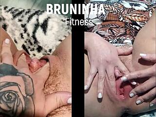 safada socando nego na bucetinha abrindo a buceta