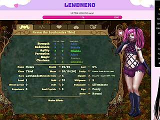 Vtuber Lewdneko Explores Big Tits And Cage In Tales Of Androgyny Game