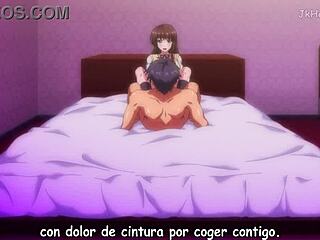 Enjoying the first episode of Enkou Namapako with Spanish subtitles