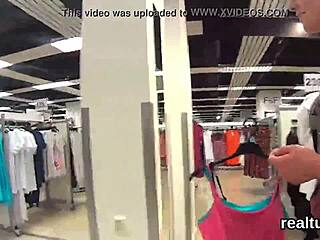 Stunning Czech Teen 18+ Teased in Shopping Centre and Shagged in POV