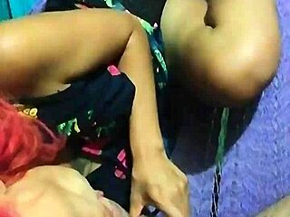 teen gives oral and handjob in hammock