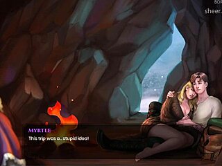 Wal-40 gropes massive titties deep in the cave.