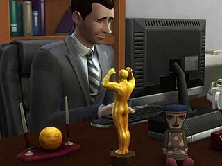 office parody time, wanna see the boss flash porn to everyone?