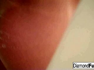 Diamond Gets Wet And Wild In Shower