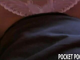 Babe in Lingerie Grinds Round Ass Against Hard Cock