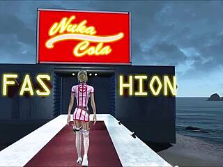 fallout 4 fashion with big boobs sky