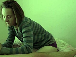 smoking a cig while sucking dick on bed