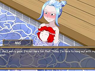 Hana's exposure blossoms in this anime game part 3