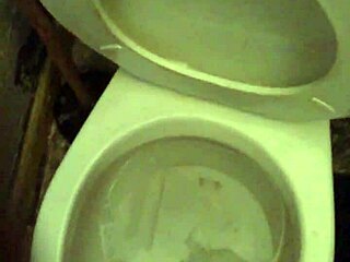 Shemale with uncut big cock cums and pissess