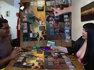 Jane's enchanting gameplay on the planeswalker magic 8