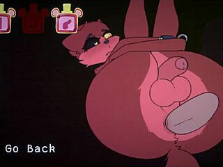 raw futanari pegging in five nights at fuzzboobs hentai game!