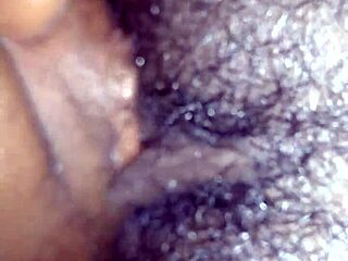 Tongue action on the balls and pussy