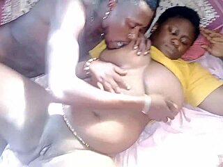 Aroused woman engaging in sexual intercourse