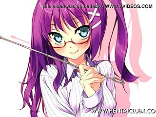 Hentai ecchi nude lesson in raw English