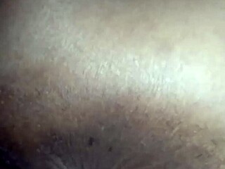 Amateur ebony gay bareback creampie with wet black cock