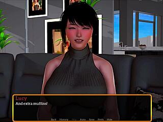Exploring my new family's secrets through a steamy visual novel