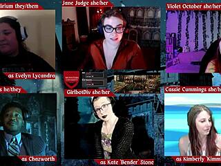 Cassie Cummings and Jane Judge in sexy Monster University D&D session