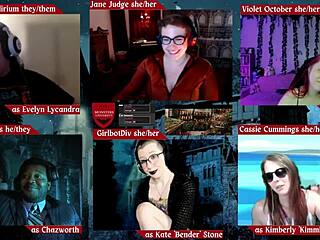 Cassie Cummings and Jane Judge in sexy Monster University D&D session