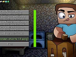 Giving Our Girl A Golden Bikini In Hornycraft Parody