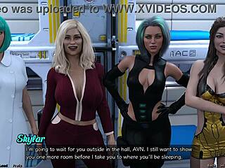 Stranded In Space 3: Intense Competition Between Curvy Milfs And Huge Teens